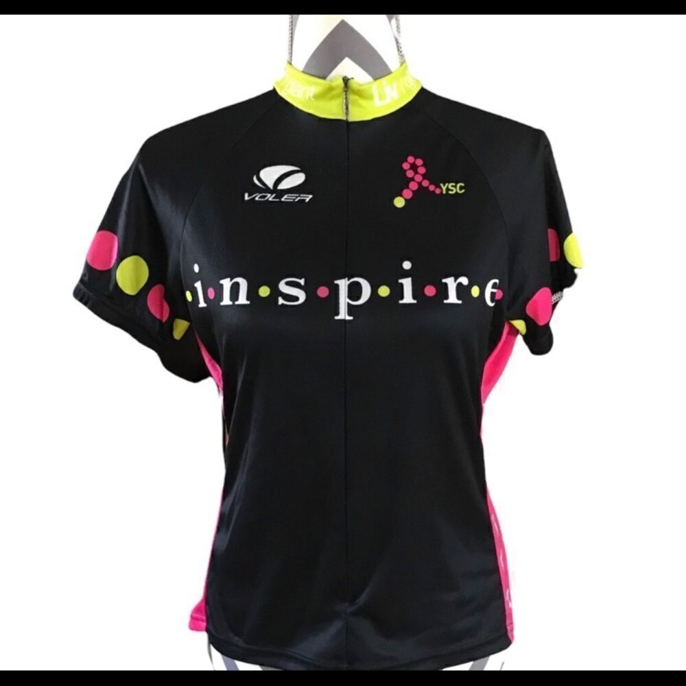 VOLER Bicycling Top SMALL Black & Pink